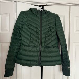 Soia & Kyo Women's Green Down Coat